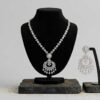 Ad Nacklace Color White Silver